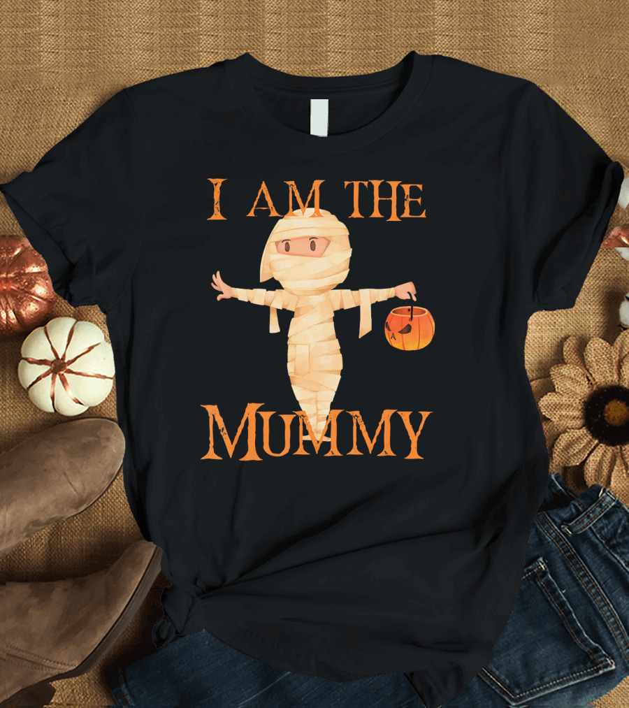 I Am the Mummy Matching Family Halloween T-Shirt