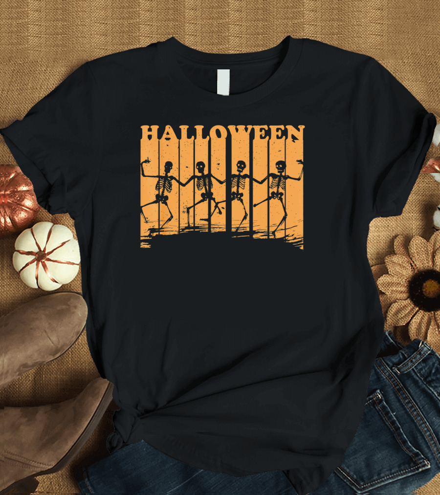 Halloween Dancing Skeletons T-Shirt