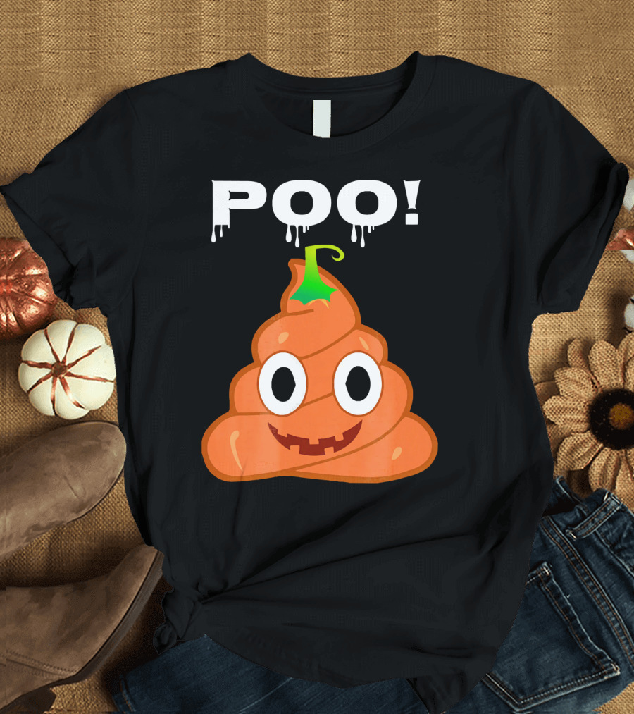 Poo Halloween Pumpkin Boo Fun T-Shirt