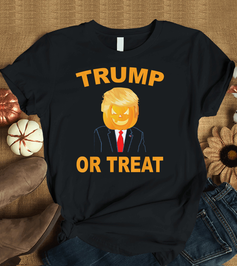 Trump or Treat Pumpkin Halloween Trumpki T-Shirt