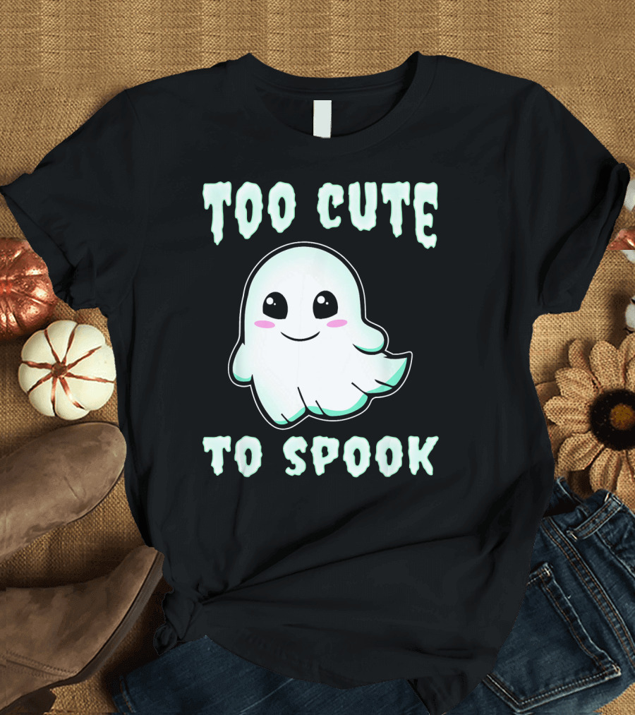 Too Cute to Spook Ghost Charm T-Shirt