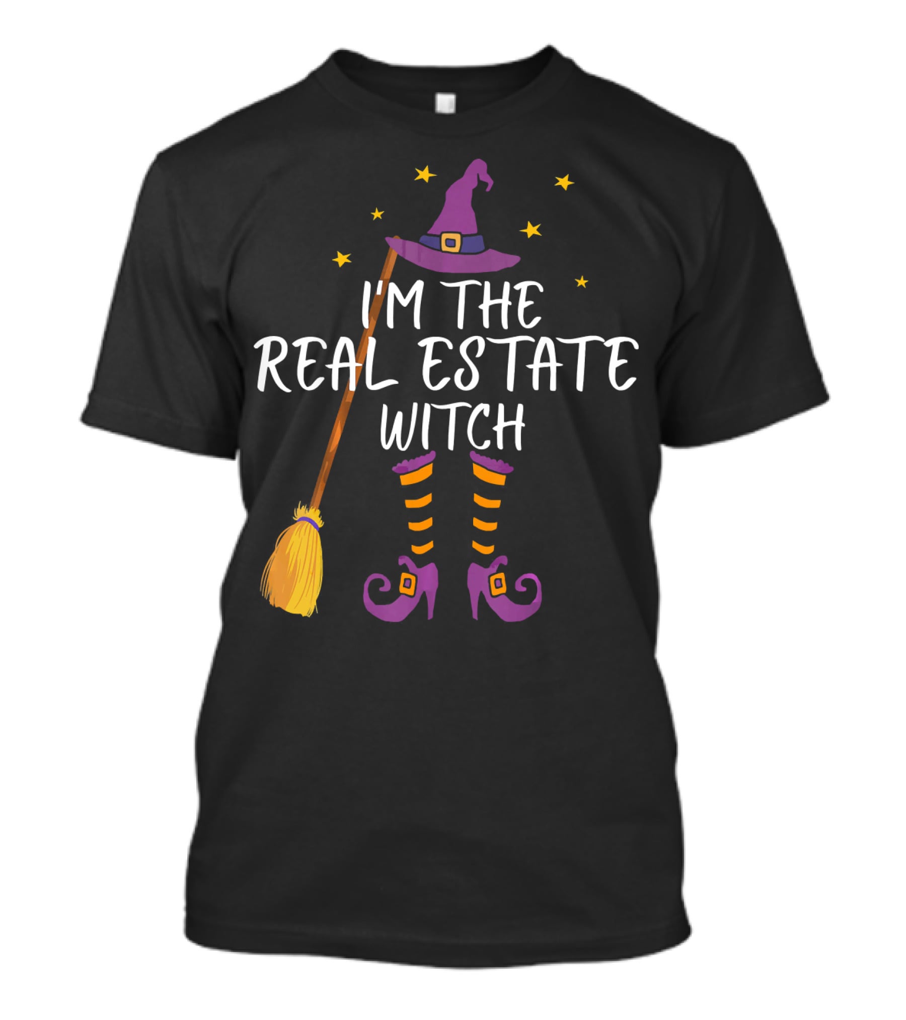 I'm The Real Estate Witch Halloween Realtor T-Shirt