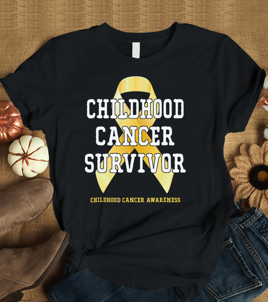 Childhood Cancer Survivor Childhood Cancer Awareness T-Shirt