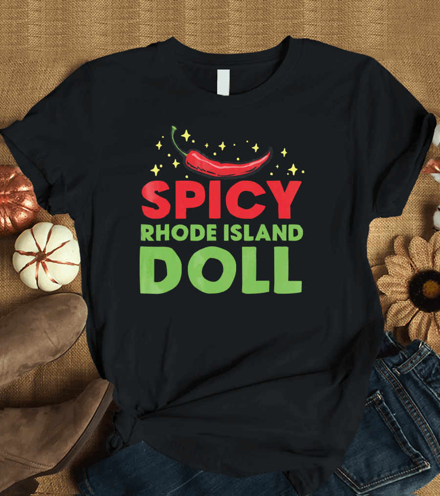 Spicy Rhode Island Doll Chili Pepper T-Shirt