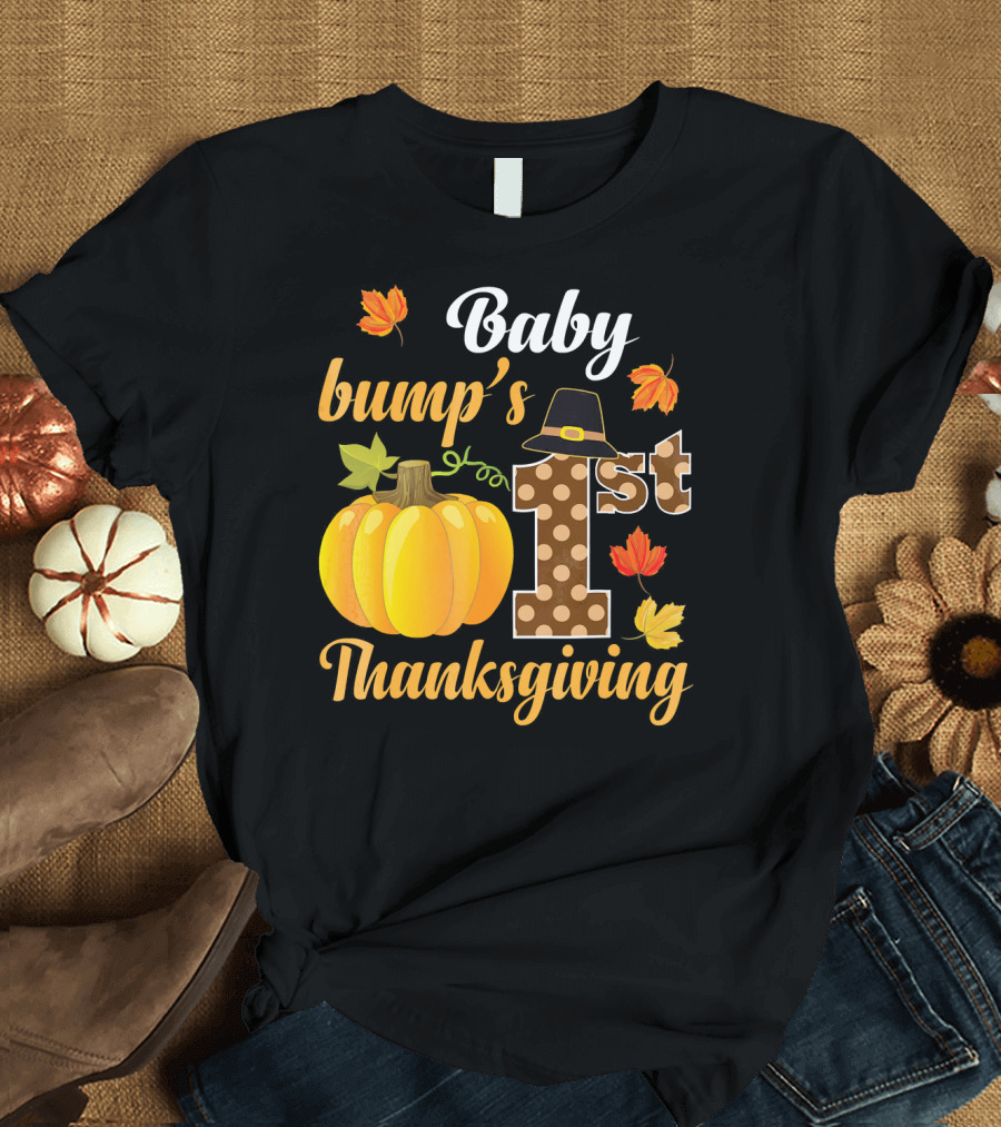 Baby Bump's 1st Thanksgiving T-Shirt