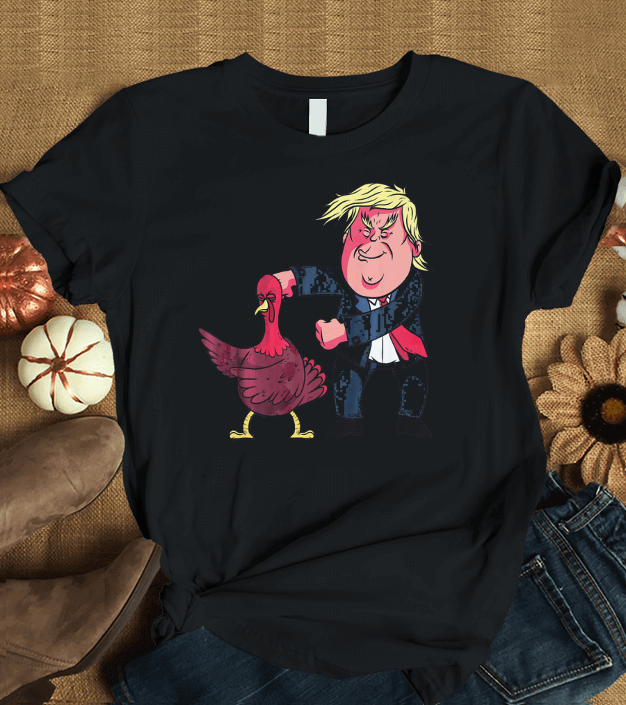 Funny Trump Turkey Dance Floss T-Shirt