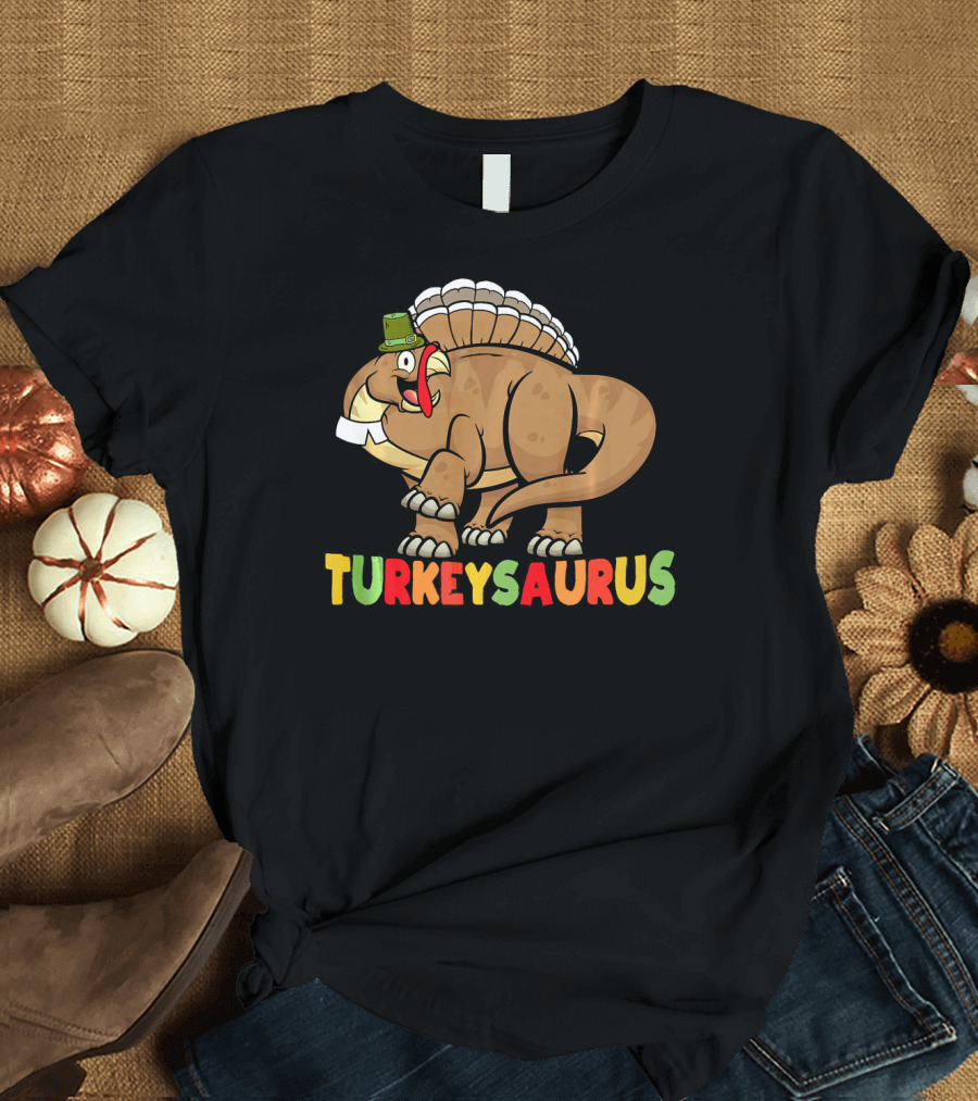 Turkeysaurus Dinosaur Prehistoric Than T-Shirt