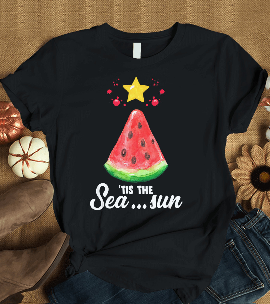 'Tis the Seasun Watermelon Slice with Summer Star T-Shirt