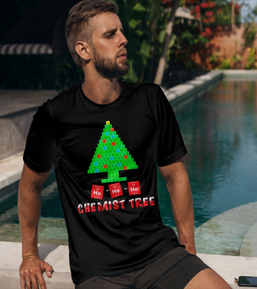 Chemist Tree Ho Ho Ho Unique Chemistry T-Shirt