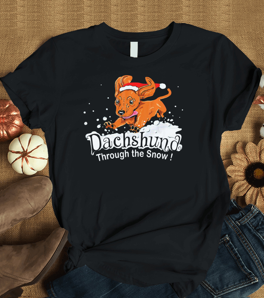 Dachshund Through the Snow T-Shirt