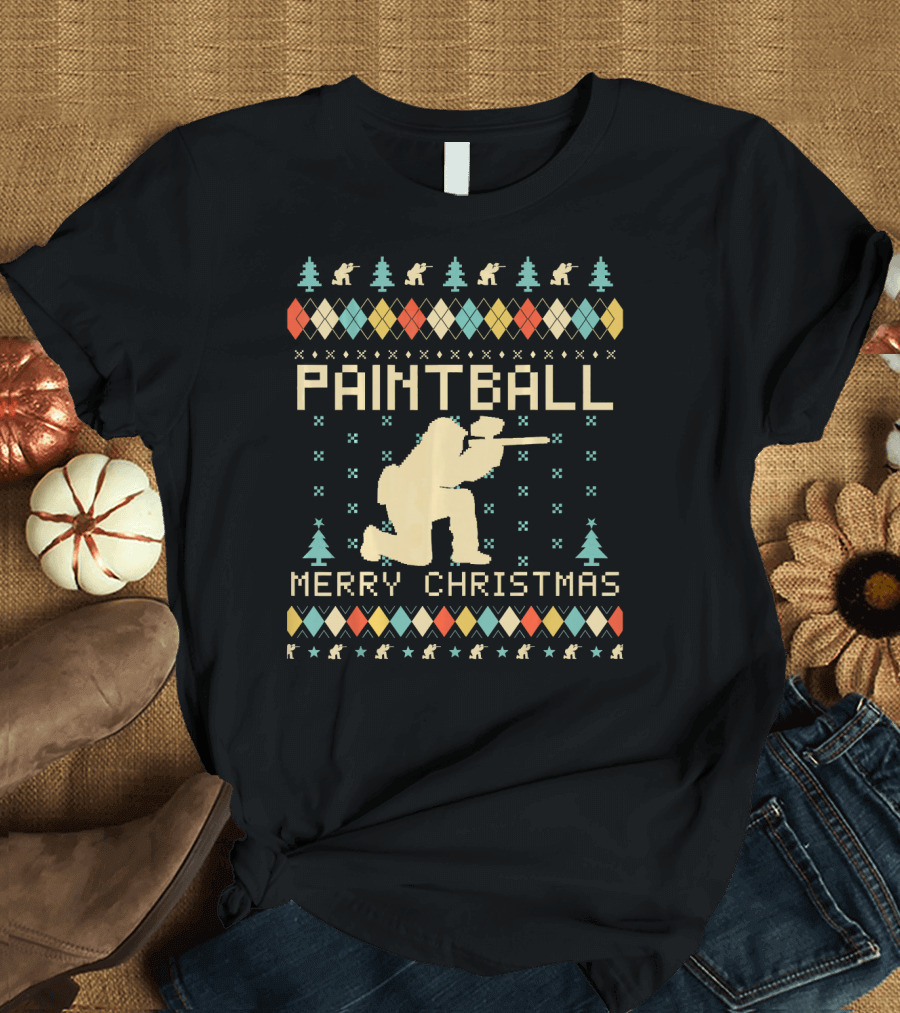 PAINTBALL MERRY CHRISTMAS T-Shirt