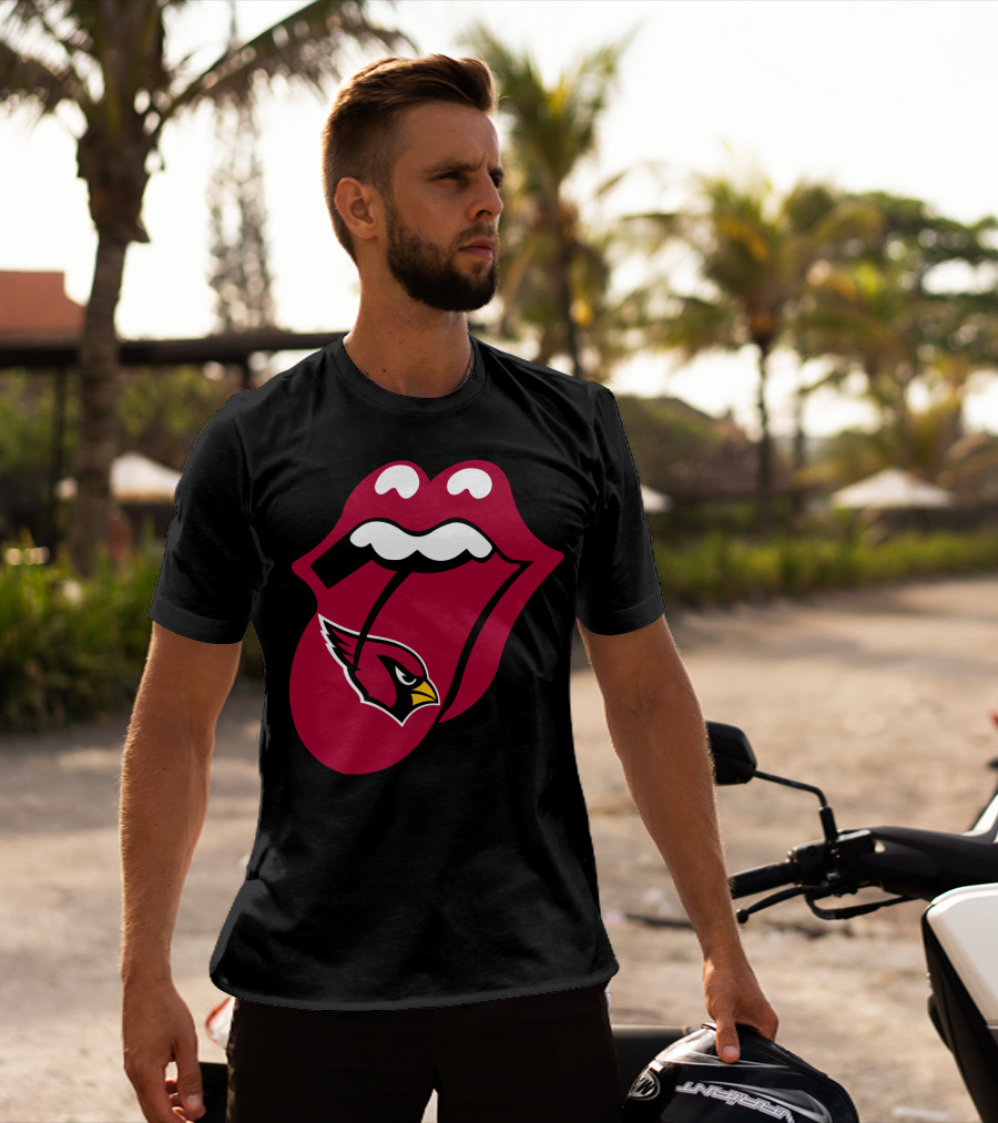 Arizona Cardinals Logo Tongue Icon T-Shirt