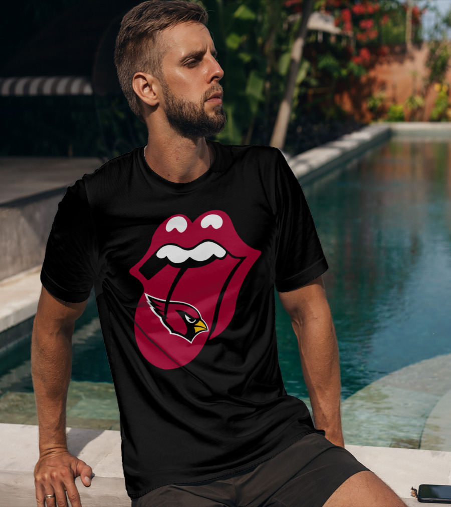 Arizona Cardinals Logo Tongue Icon T-Shirt