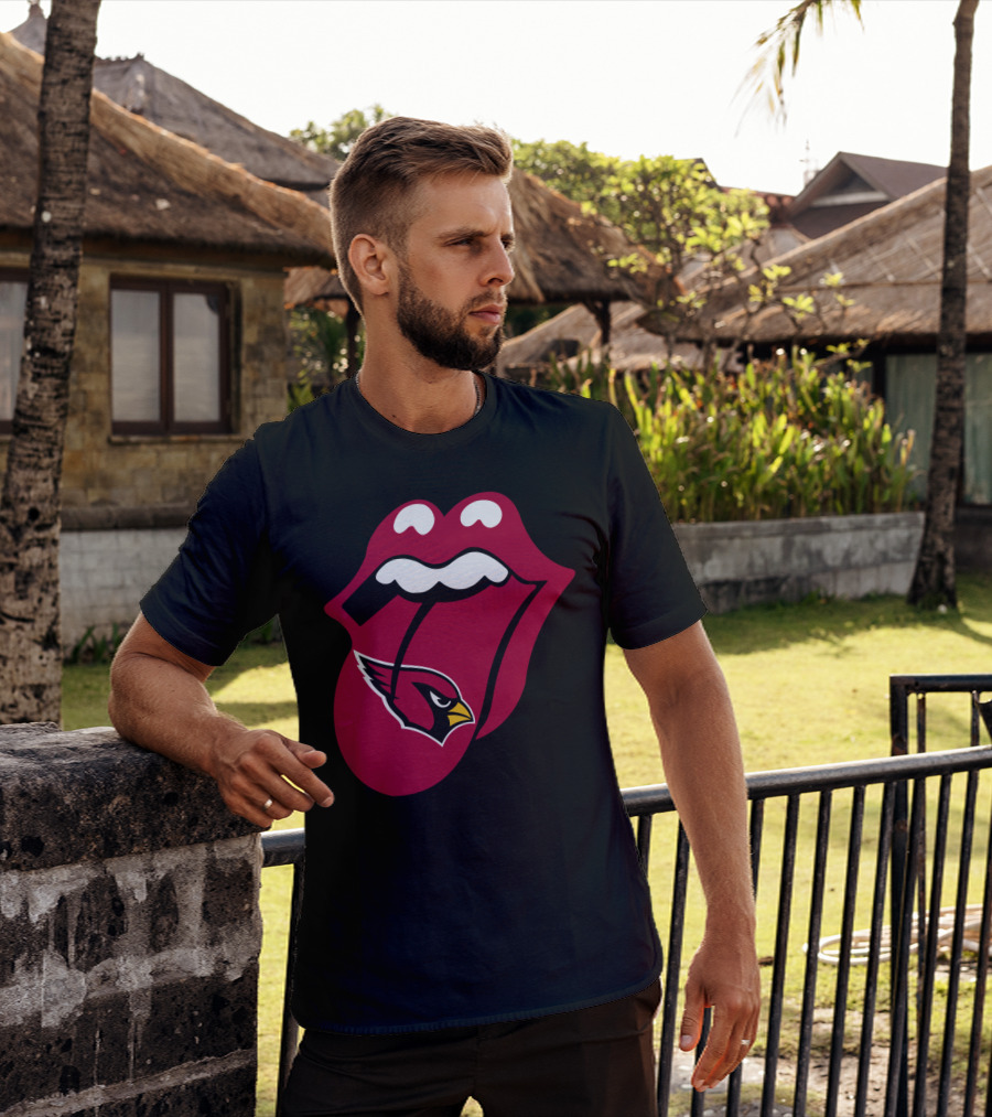 Arizona Cardinals Logo Tongue Icon T-Shirt