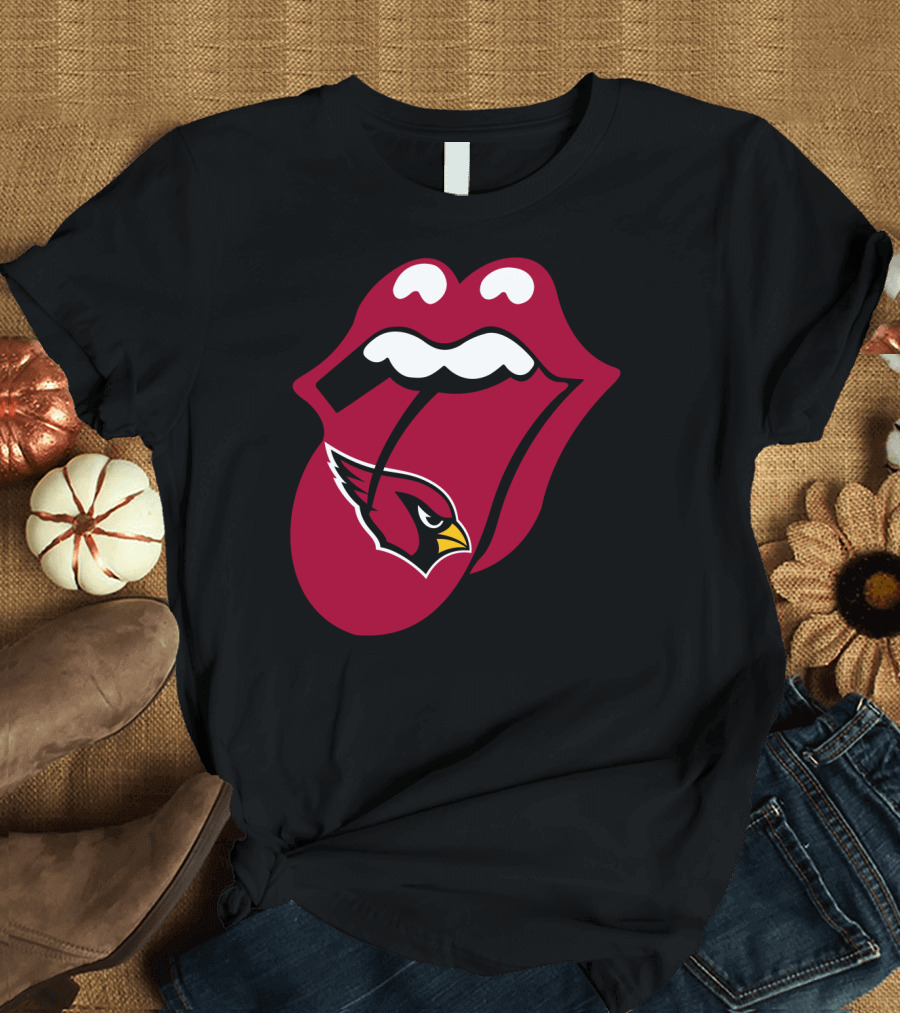 Arizona Cardinals Logo Tongue Icon T-Shirt
