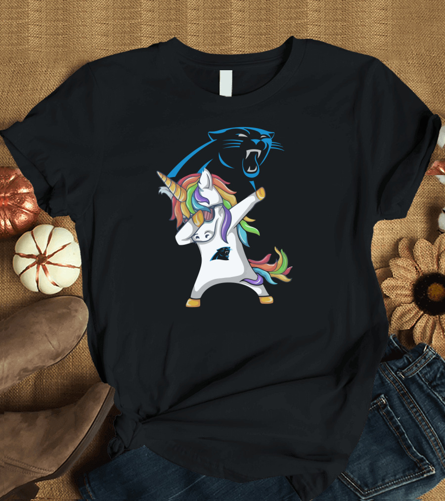 Carolina Panthers Dab Unicorn T-Shirt