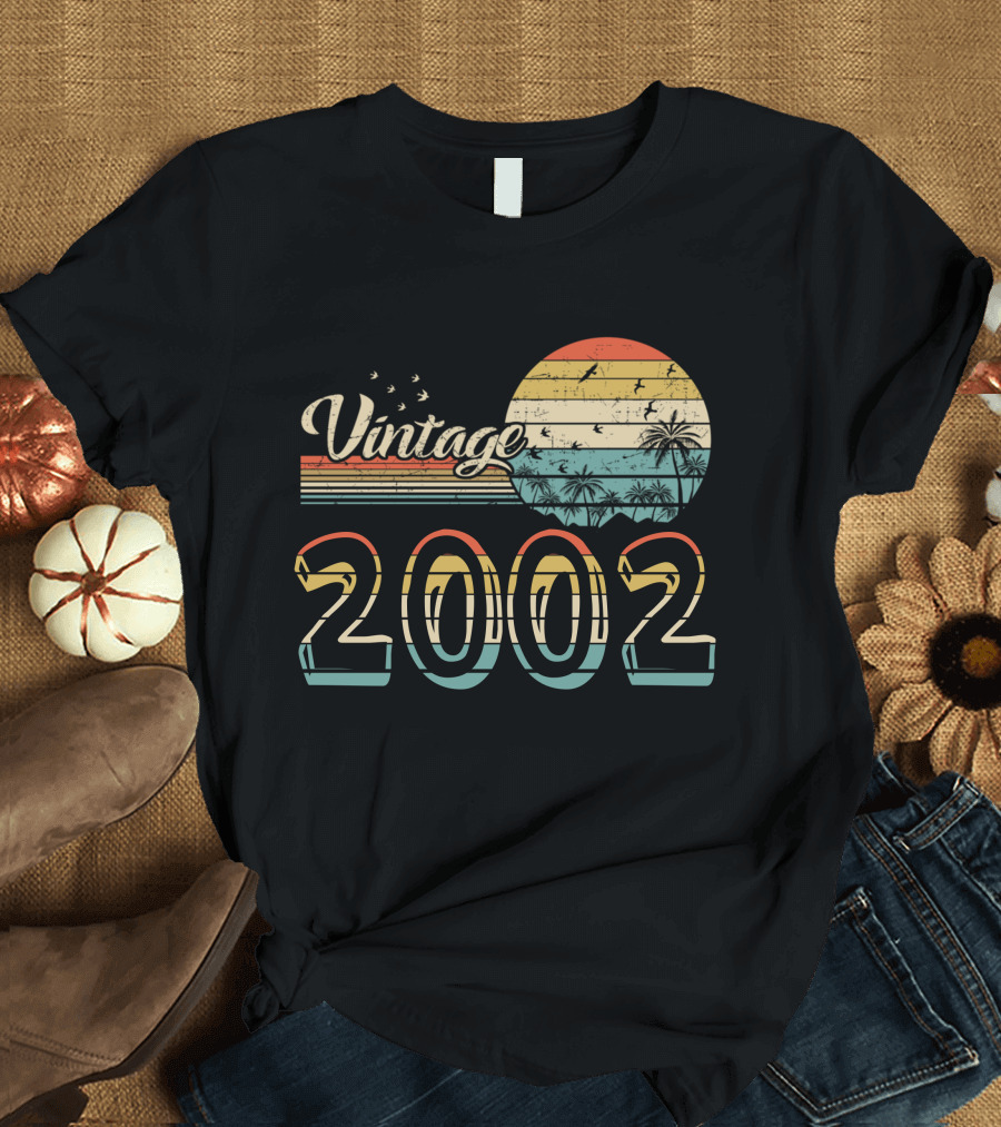 Vintage 2002 Palm Sunset T-Shirt