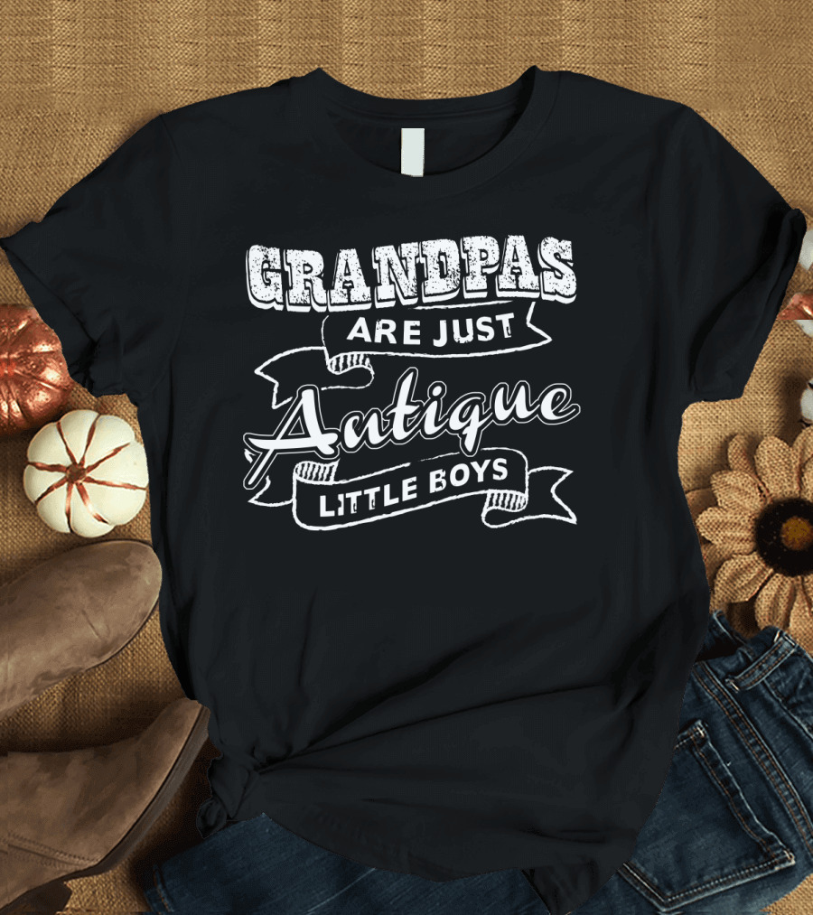 Grandpas Are Just Antique Little Boys T-Shirt