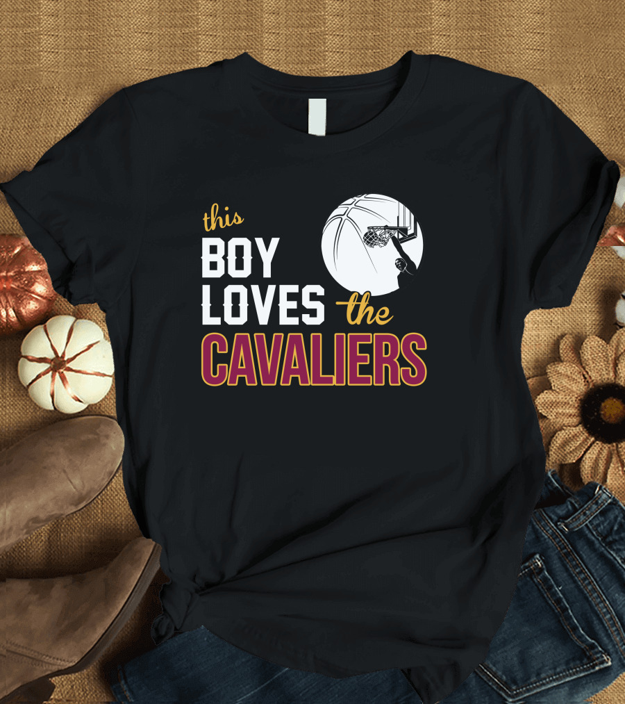 This Boy Loves the Cavaliers Basketball T-Shirt