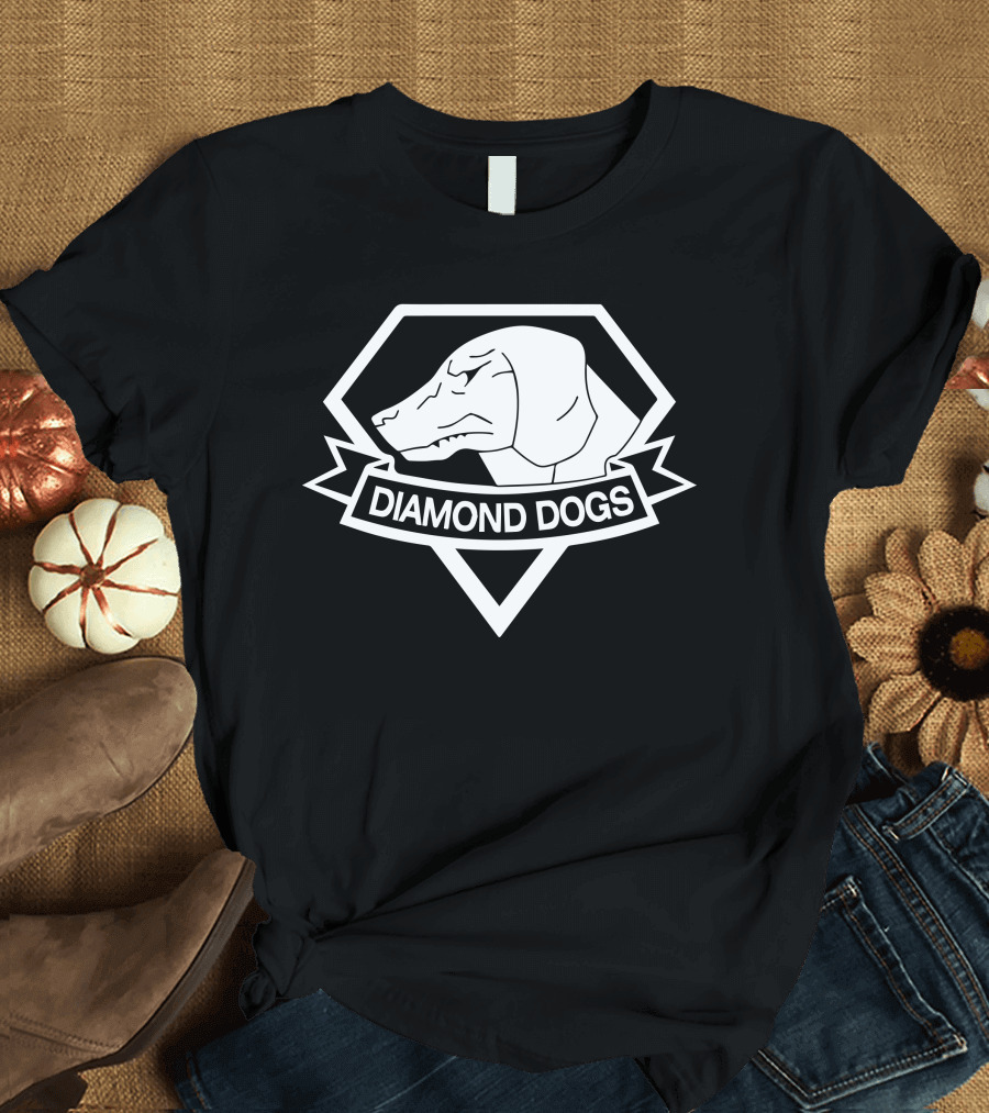 Metal Gear Solid Diamond Dogs Emblem Black T-Shirt